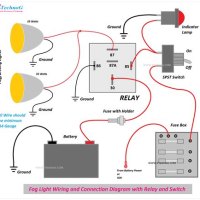 4 Pin Relay Schematic To Wire In Foglights