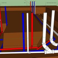 House Wiring Slab Pipes Laying And Diagram