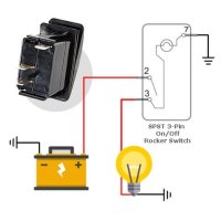 Rocker Switch Wiring 3 Pin